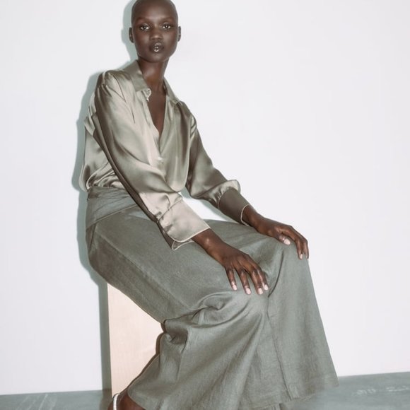 ZARA RHINESTONE SANDALS - Picture 6 of 8